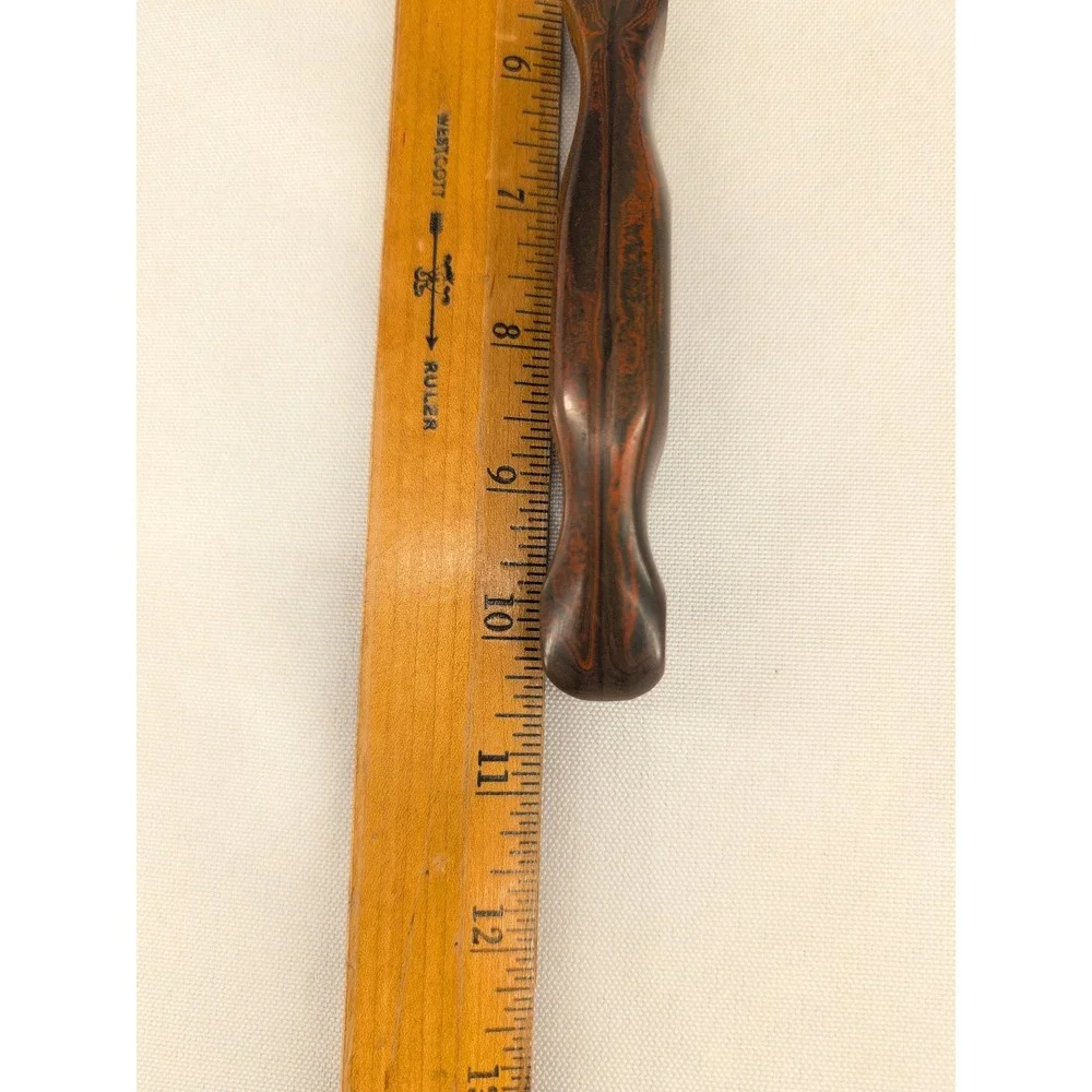 Cutco Carving Fork Brown Marbled Swirled Handle No 1026 USA Cutlery